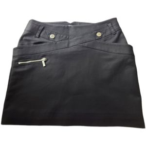🌺KAREN MILLEN ●Mini Skirt Black, Zip side Closure.. NWOT✔️